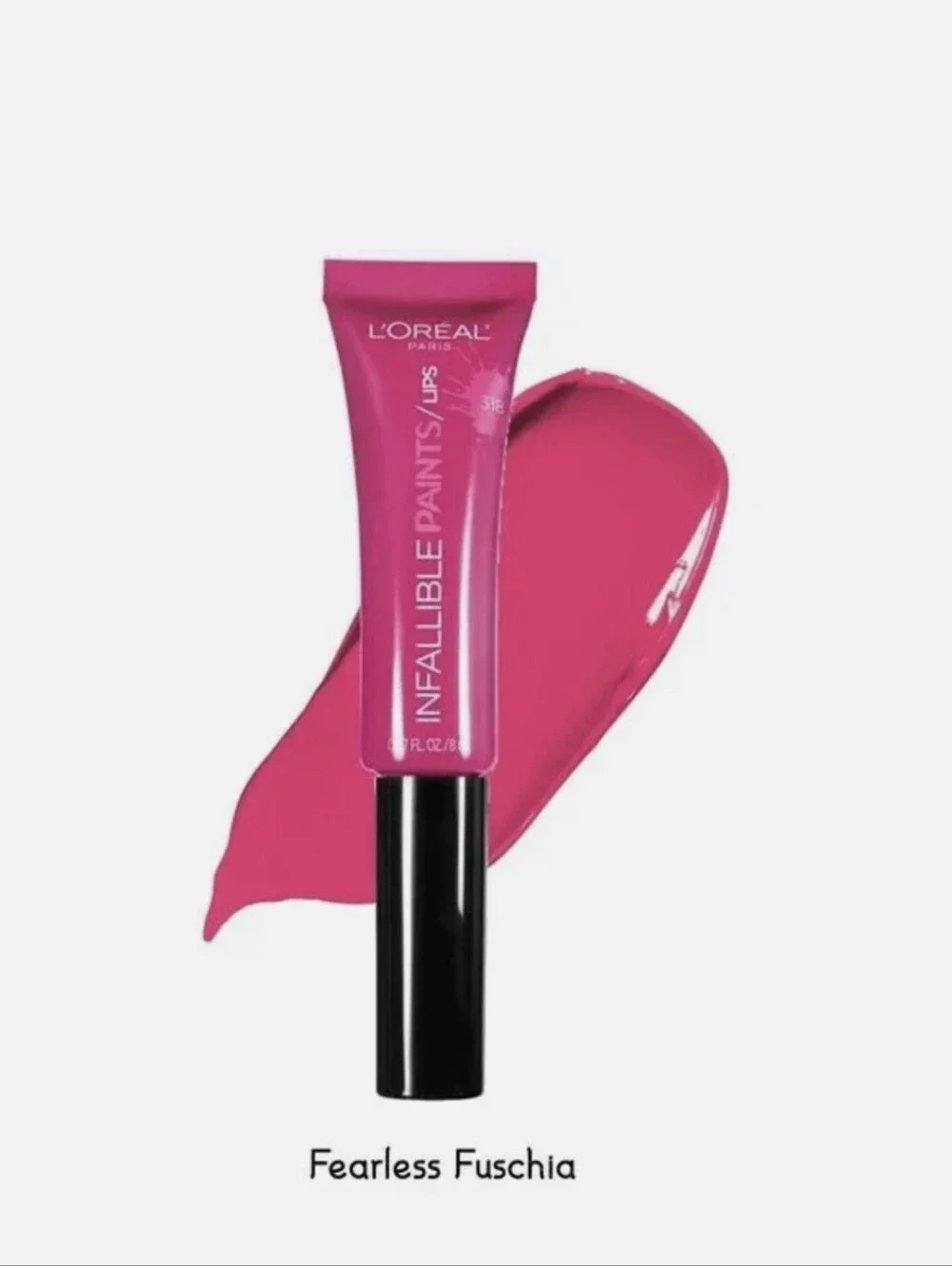 L'Oreal Infallible Paints Lip Paint Pair Of 2 - Bright Fuchsia (318) 319